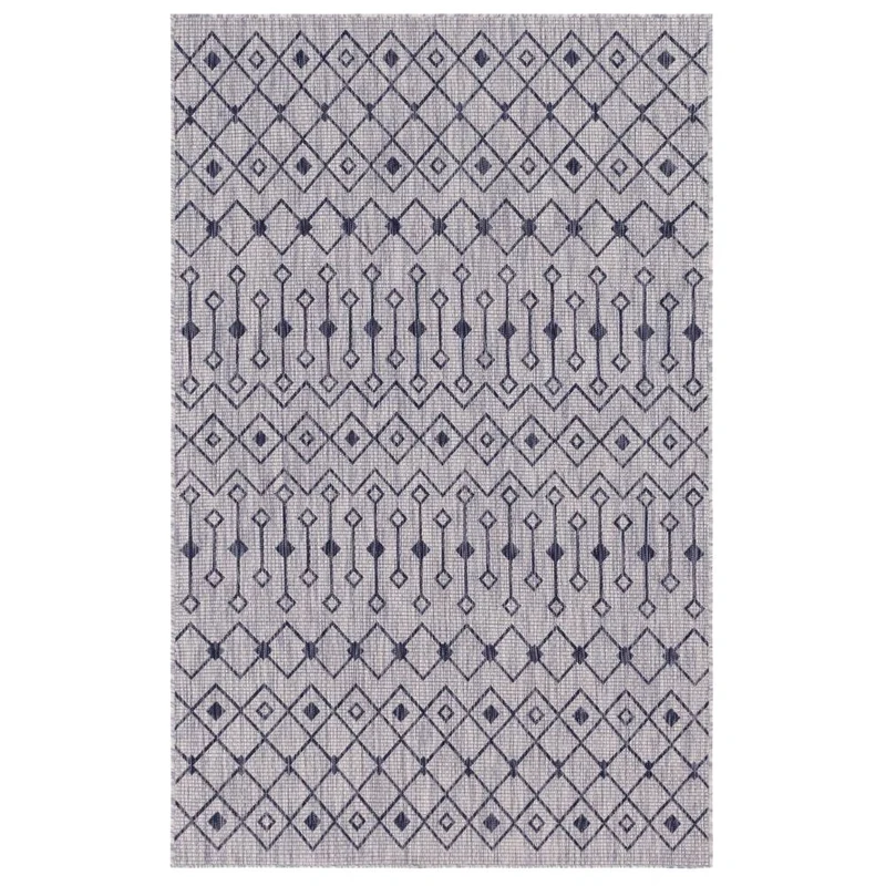 Teppich OUTDOOR CIATO Rechteckig Hellgrau 150x245 cm Indoor/Outdoor