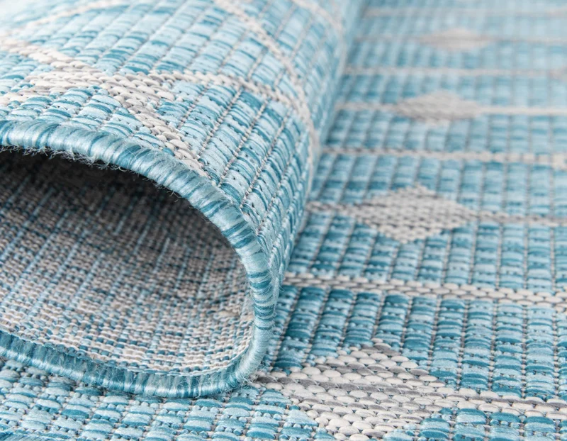 Teppich OUTDOOR CIATO Rechteckig Türkis 150x245 cm Indoor/Outdoor