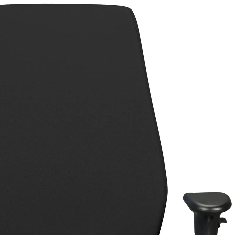 Bürostuhl Stoff mit Lendenstütze, höhenverstellbaren Armlehnen und Aluminiumfuß LATINA