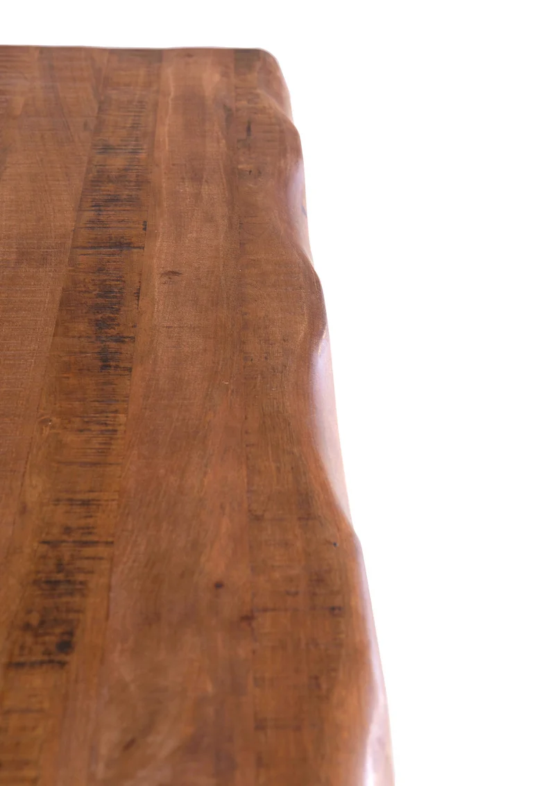 Esstisch Mango Massivholz + Dicke X Gestell 240x100cm