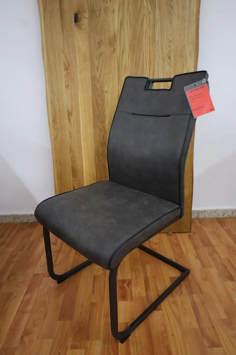 Esszimmerstuhl Stuhl + Neu auf Lager + Metall Gestell + Griff