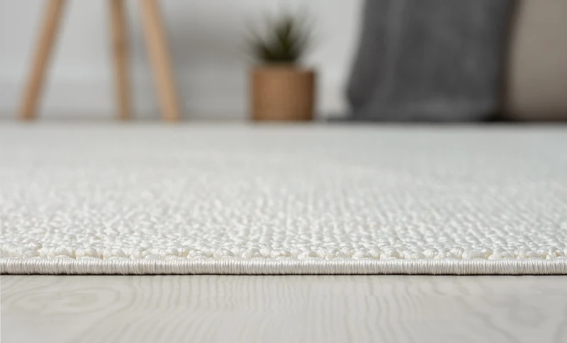 Teppich AVA rechteckig weiß 290 x 200 cm