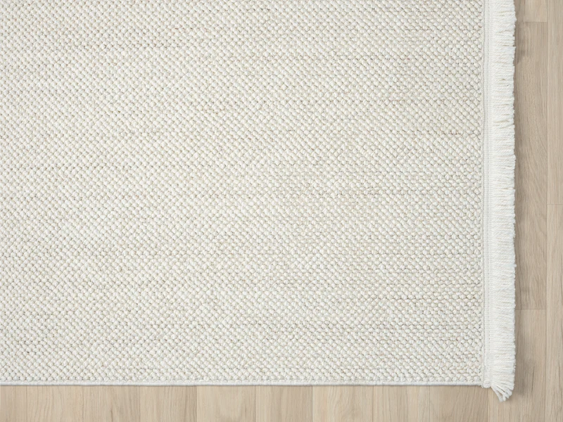 Teppich AVA rechteckig weiß 290 x 200 cm