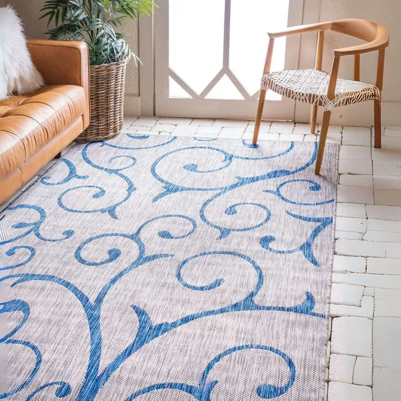 Teppich OUTDOOR BEAUTIES Rechteckig Hellgrau 150x245 cm