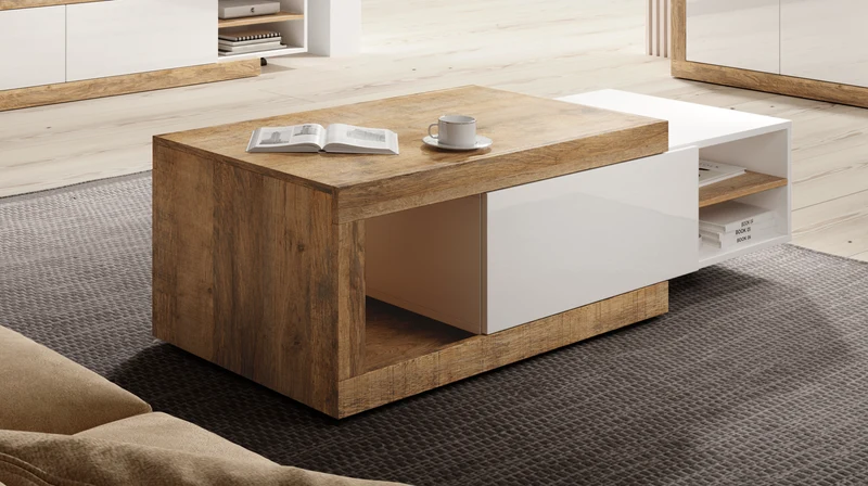 Vitrine + Soft Close +Neu auf Lager Verfügbar + Einlegebodenkante