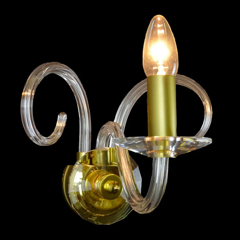 Casa Padrino Luxus Barock Kristall Tischleuchte Gold 26 x 25 x H. 19 cm - Prunkvolle Messing Tischleuchte mit böhmischem Kristallglas - Barock Möbel - Edel & Prunkvoll