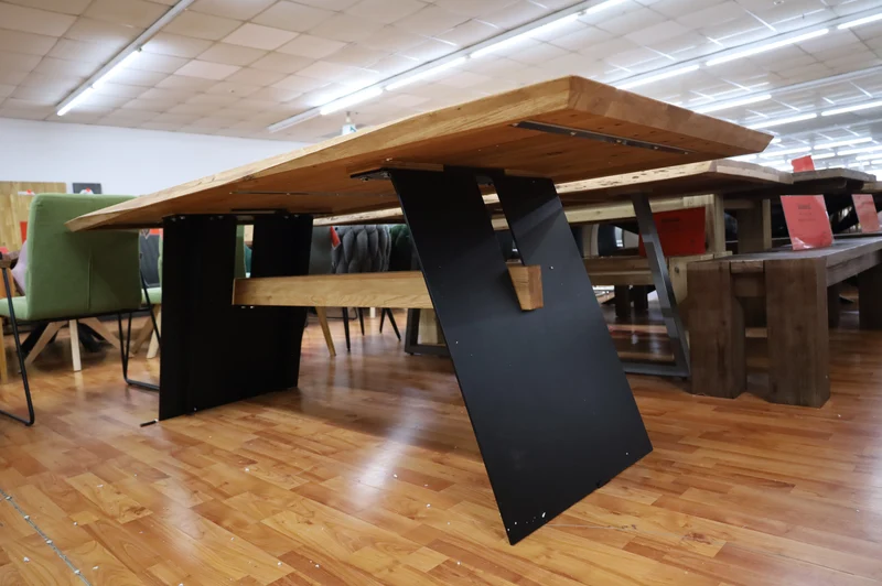 Esstisch Tisch + Schweizer Kante + Massivholz Eiche 200x100cm