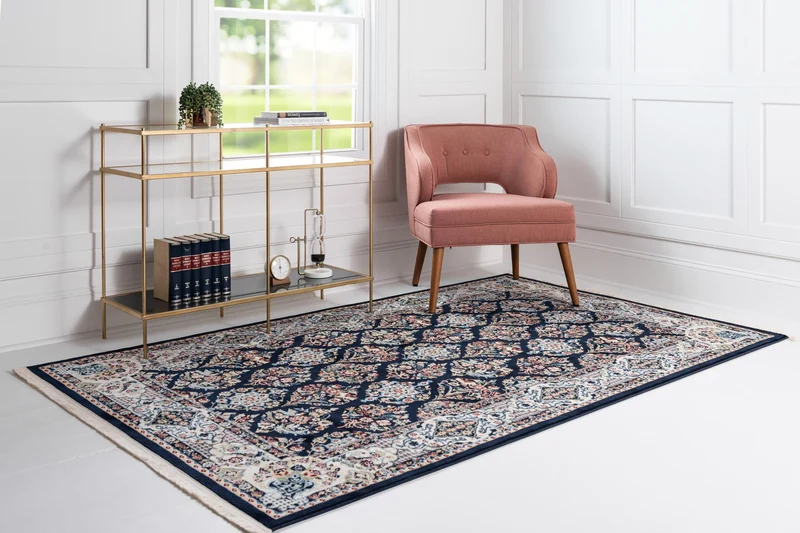Teppich "Almas" Rechteckig Marineblau 90x150 cm