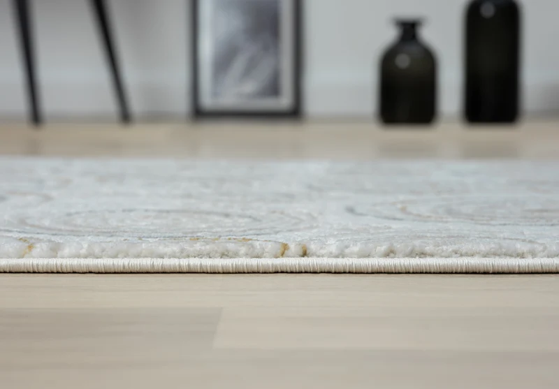 Teppich CERCHI rechteckig Creme-Multi diverse Größen