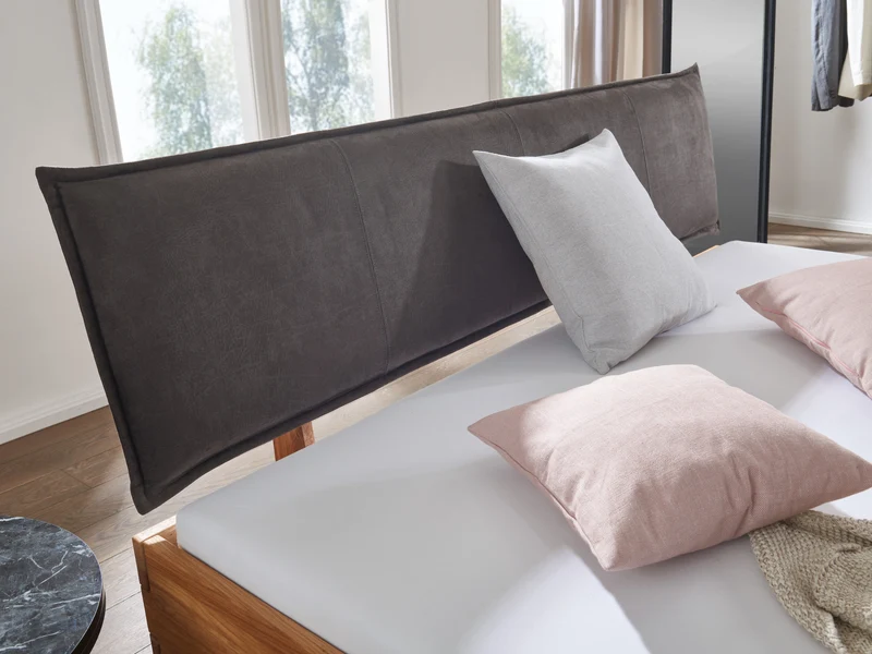 Rahmenbett Wildeiche massiv 180x200 cm