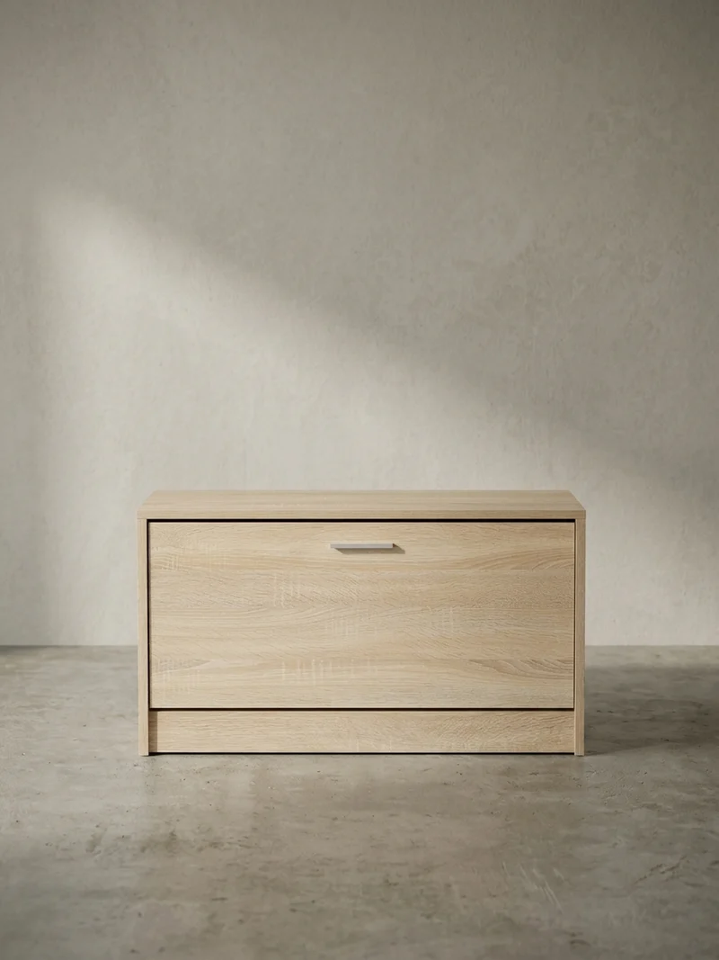 Schuhkipper aus Holz mit Ablage und 1 Fach