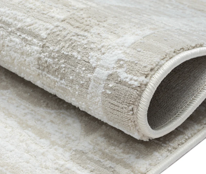 Teppich CERCHIO rechteckig Creme-Grau diverse Größen