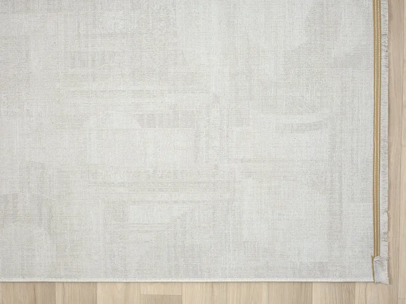 Teppich CERCHIO rechteckig Creme-Grau diverse Größen
