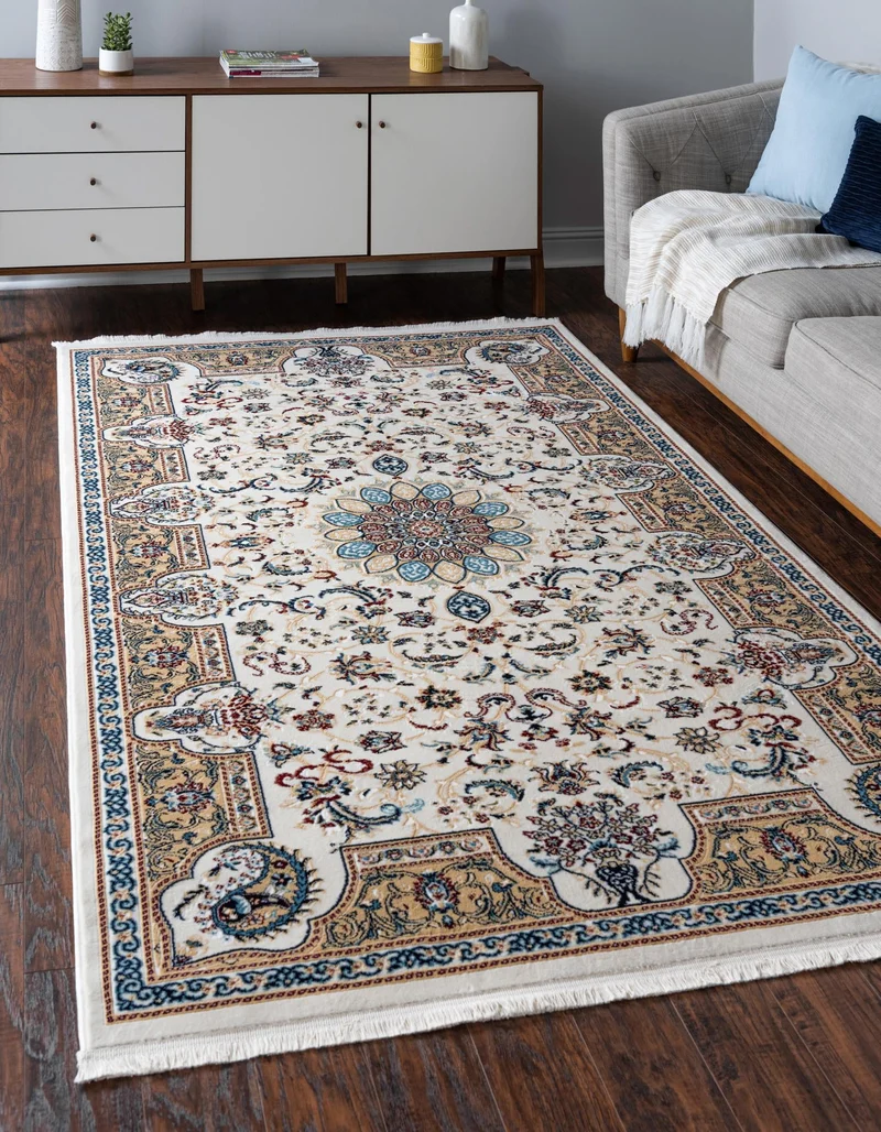 Teppich "Almas" Rechteckig Elfenbein 150x245 cm