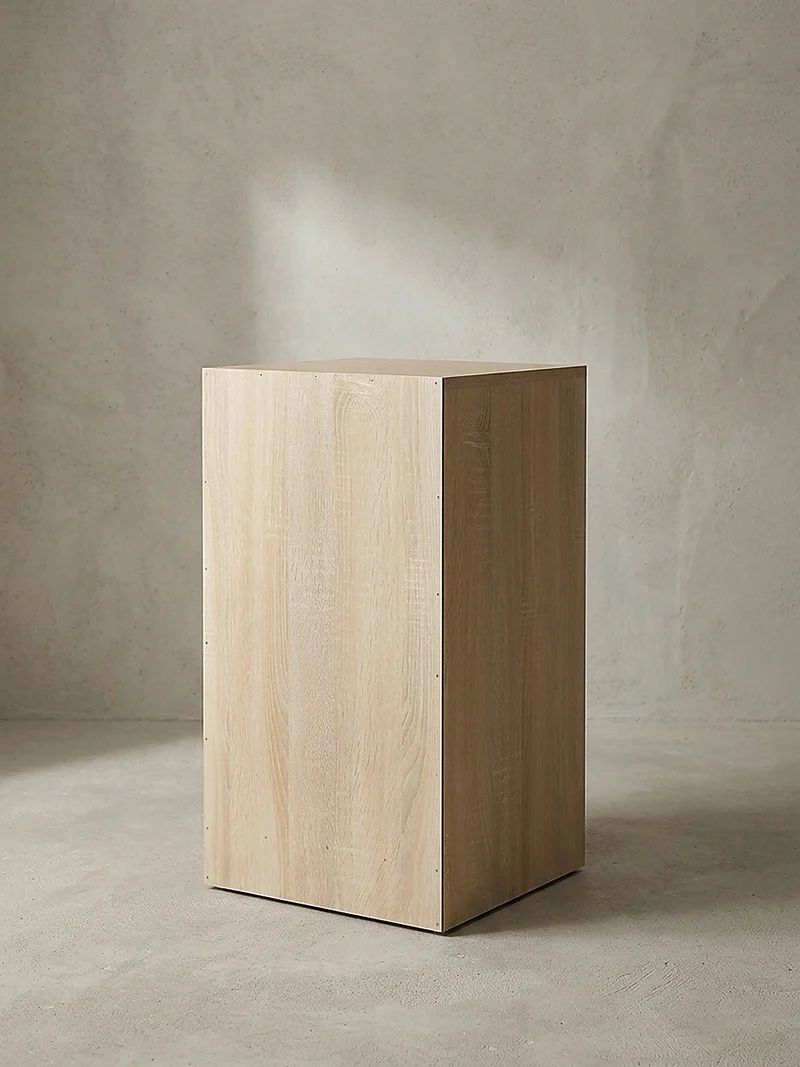 Nachttisch Holz 3 Schubladen Melaminbeschichtet Modern
