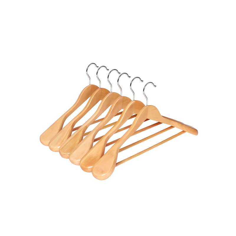 Perchas para Trajes Madera Maciza