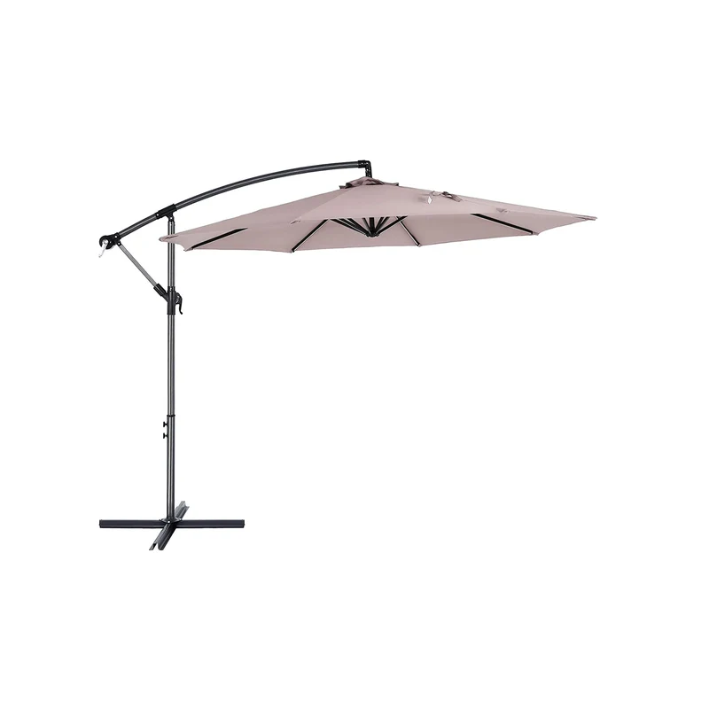 Parasol de Jardín con Base Manivela