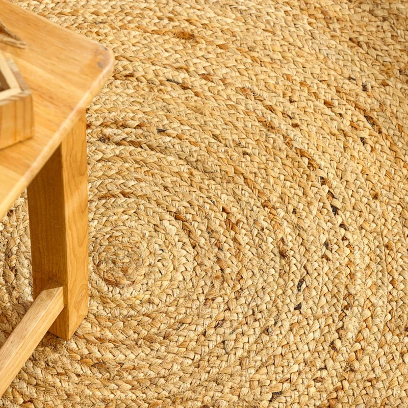 Natürlicher Jute-Teppich NATURE rund diverse Größen
