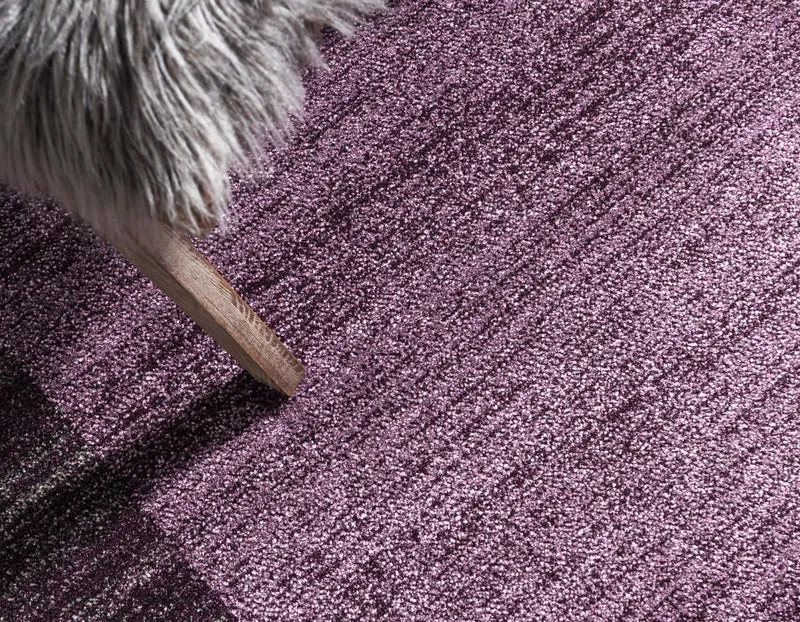 Teppich BEST TIME Rechteckig Violett verschiedene Größen
