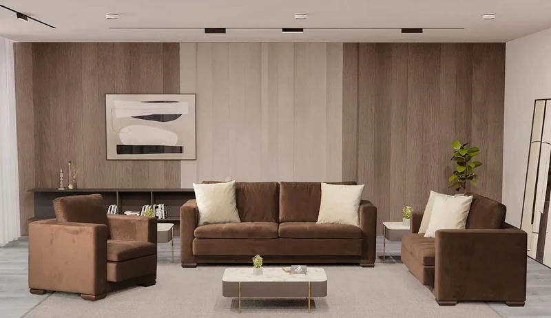 Casa Padrino Luxus 3er Sofa Braun 211 x 88 x H. 67 cm - Wohnzimmer Sofa - Hotel Sofa - Wohnzimmer Möbel - Hotel Möbel - Luxus Möbel - Luxus Einrichtung