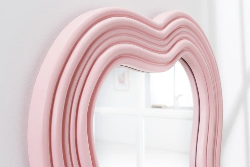 Extravaganter Design Spiegel 100x52cm DIVINA rosa