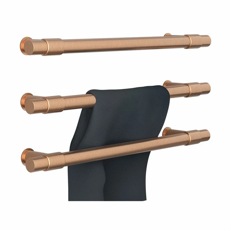 Casa Padrino Luxus Badezimmer Handtuchwärmer Matt Bronze 63 cm - Badezimmer Zubehör