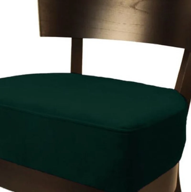 Casa Padrino Luxus Lounge Club Sessel Dunkelgrün / Dunkelbraun 73,5 x 66 x H. 74 cm - Luxus Kollektion
