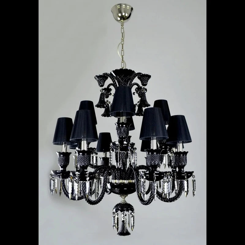 Casa Padrino Luxus Barock Kristall Kronleuchter Silber Ø 81 x H. 90 cm - Prunkvolle Messing Kronleuchter mit böhmischem Kristallglas - Barock Möbel - Edel & Prunkvoll
