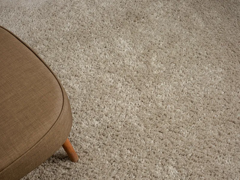 Hochflor Teppich SHAGGY beige rechteckig diverse Größen