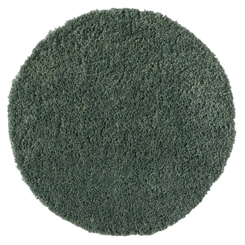 Hochflor Teppich SHAGGY hellgrün rund diverse Größen