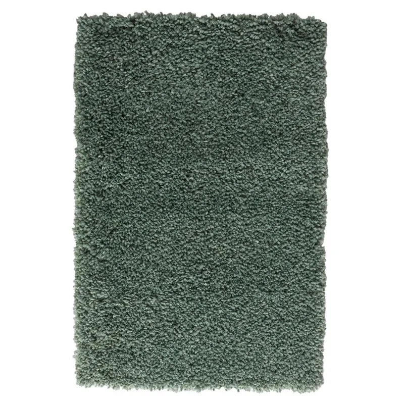 Hochflor Teppich SHAGGY hellgrün rechteckig diverse Größen