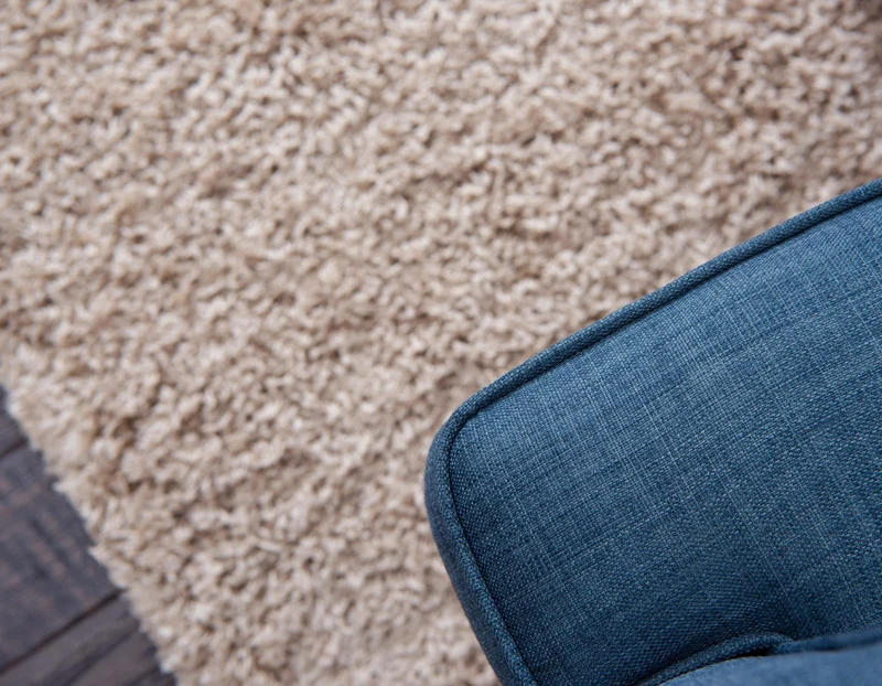 Teppich HIGH-FLOR Rechteckig Braungrau diverse Größen