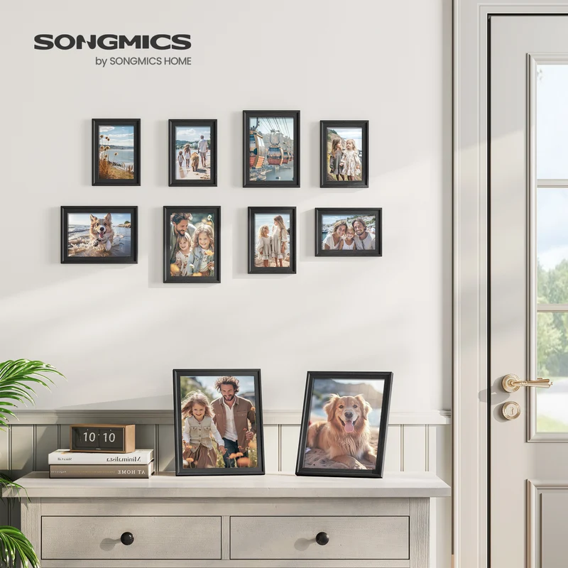Picture Frames with 16 Mats, Set of 10 Collage Photo Frames
