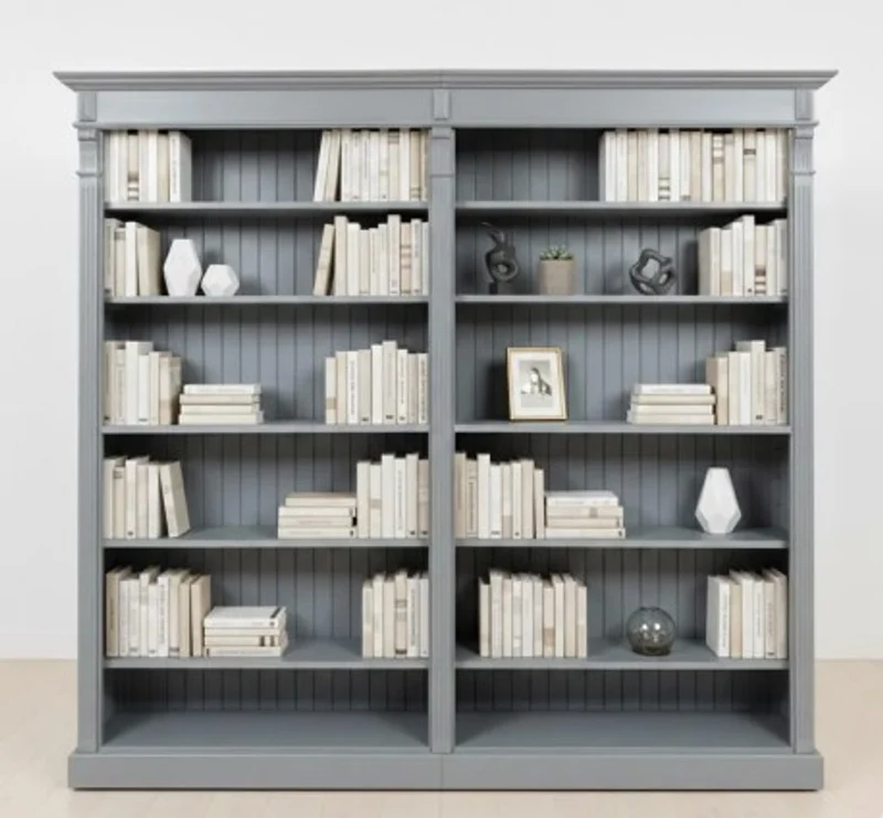Casa Padrino Bücherregal im Landhausstil, 230 x 39 x 197 cm