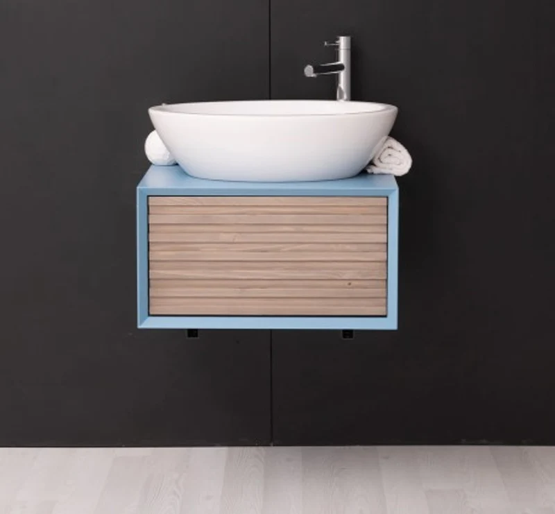 Casa Padrino Waschtisch im Landhausstil mit 1 Schublade, 60 x 50 x 33 cm