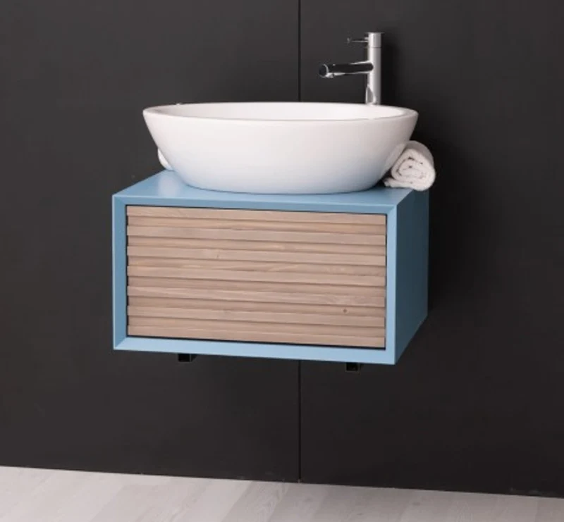 Casa Padrino Waschtisch im Landhausstil mit 1 Schublade, 60 x 50 x 33 cm