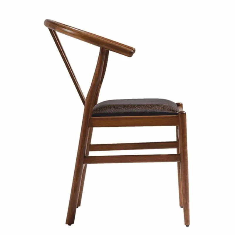 Casa Padrino Luxus Esszimmer Stuhl mit Armlehnen Braun / Schwarz H. 86 cm