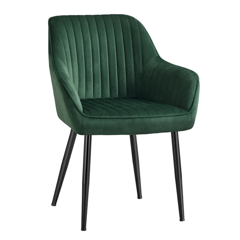 Silla de Comedor Tapizada con Reposabrazos