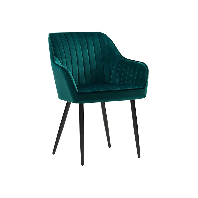Silla de Comedor Tapizada con Reposabrazos