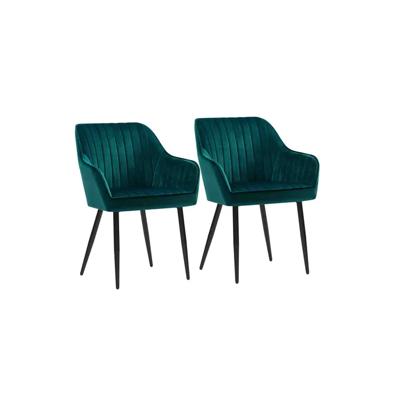 Silla de Comedor Tapizada con Reposabrazos
