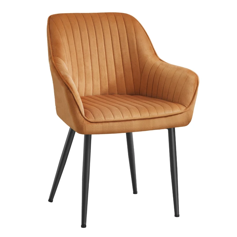 Silla de Comedor Tapizada con Reposabrazos