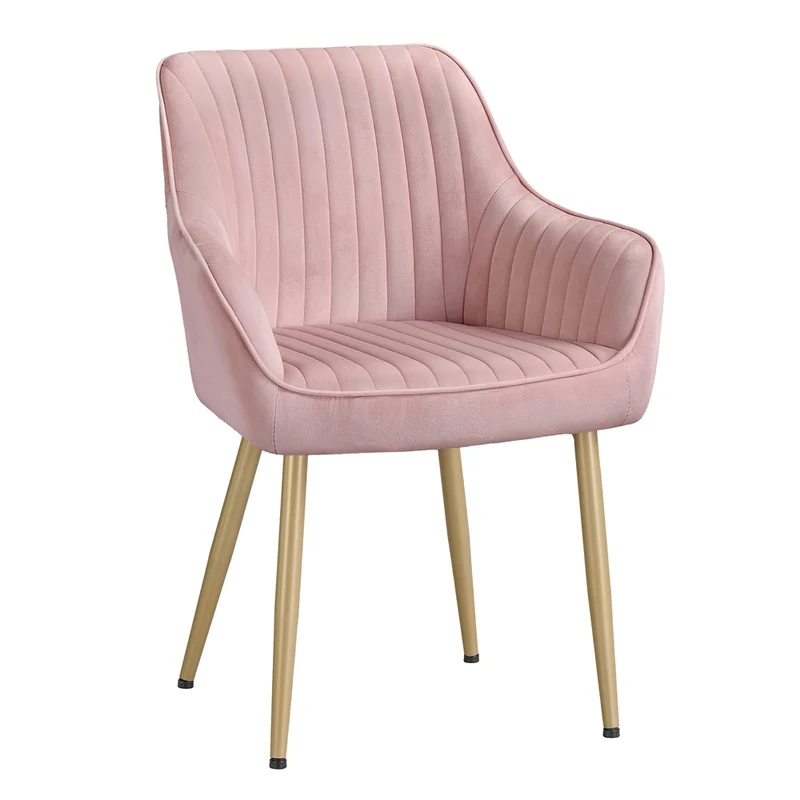 Silla de Comedor Tapizada con Reposabrazos