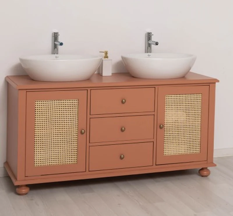 Casa Padrino Waschtisch im Landhausstil, 150 x 51 x 75 cm