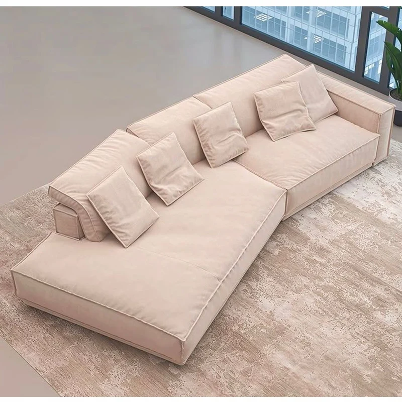 Casa Padrino Luxus Wohnzimmer & Hotel Sofa Rechte Seite Beige 320 cm - Luxus Möbel