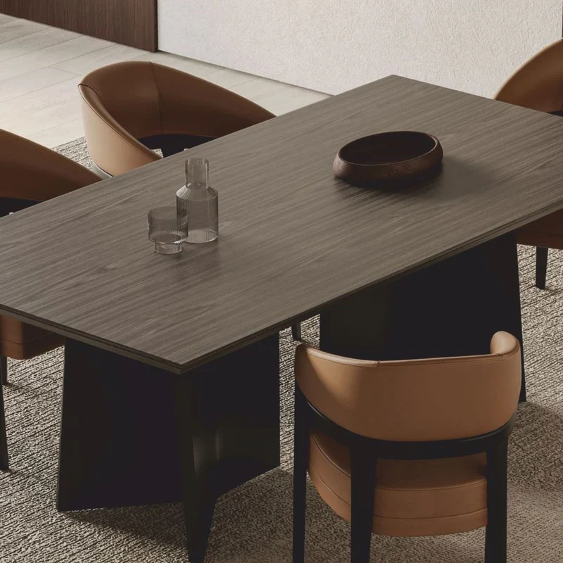 Casa Padrino Luxus Esstisch Dunkelbraun 220 cm - Hotel & Esszimmer Möbel