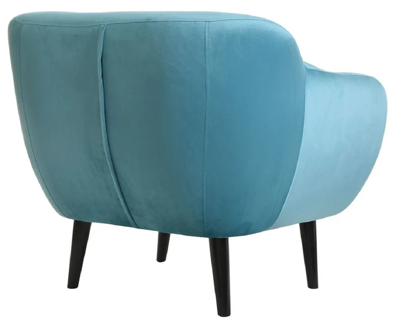 Casa Padrino Luxus Samt Sessel 97 x 81 x H. 83 cm - Verschiedene Farben - Wohnzimmer Hotel Büro Club Sessel - Luxus Kollektion