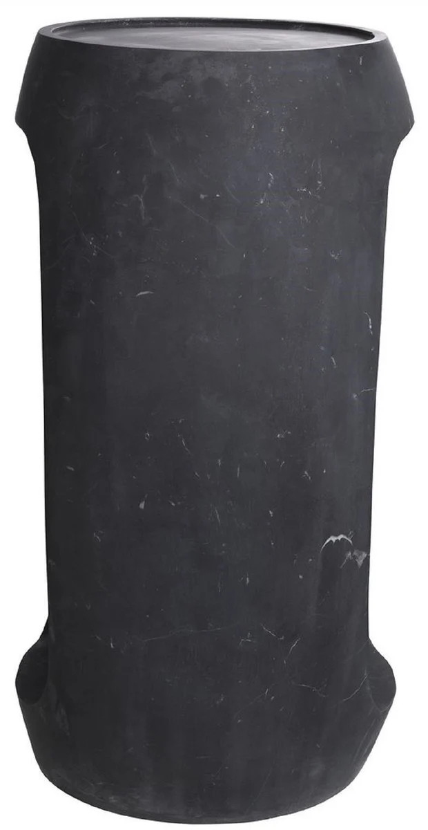 Casa Padrino Luxus Marmor Beistelltisch Schwarz 37 x 29 x H. 55,5 cm - Marmor Möbel - Luxus Qualität