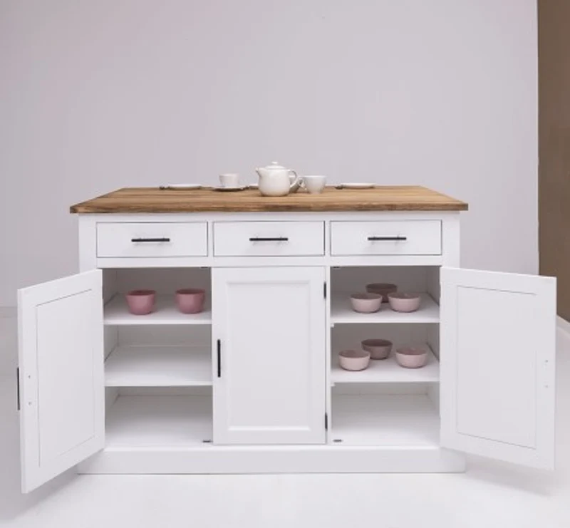 Casa Padrino Küchenschrank im Landhausstil, 160 x 110 x 110 cm
