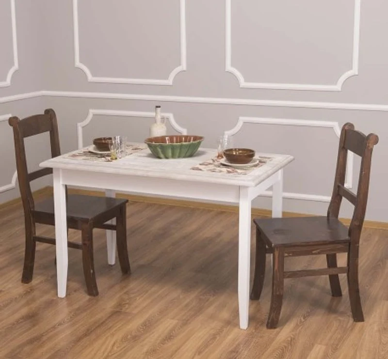 Casa Padrino Esstisch im Landhausstil, 120 x 70 x 78 cm