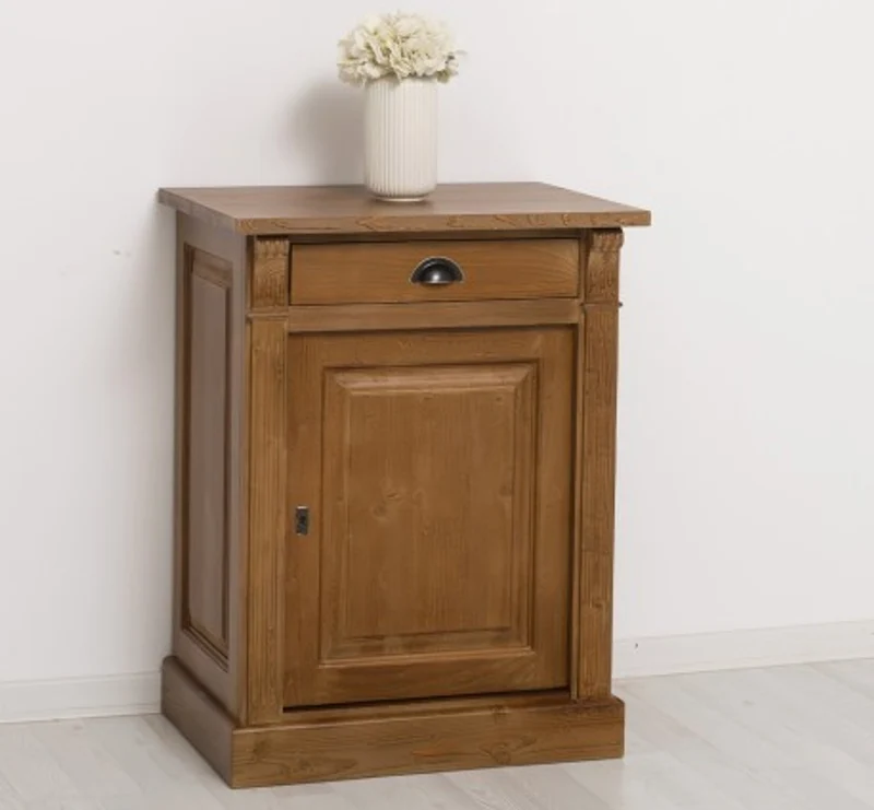 Casa Padrino Sideboard im Landhausstil mit 1 Tür und 1 Schublade, 69 x 51 x 90 cm